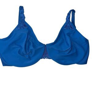 Sweet Nothings Women's Blue Underwire Bra 40DD Lace Detailing Supportive